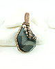 wisiory Agat z druzą wisiorek wire wrapping 1