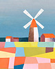 plakaty Holandia - pola kwiatowe - plakat 50x70 cm 2