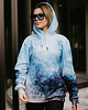 bluza z kapturem damska Damska Bluza Expres Zamek DR.CROW Blue Grunge 1