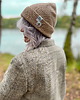 czapki damskie Czapka beanie z bawełny logo kolorowe "Beżowa" 3