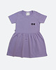 sukienki dla dziewczynki Basic Dress Short Sleeve - PURPLE ROSE 1