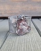 bransoletki wire wrapping Szalony agat - bransoletka regulowana 4