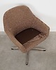fotele Fotel brązowy, duński design, lata 70, produkcja: Dania 4
