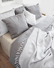 koce i narzuty Narzuta z Frędzelkami LIGHT GRAY 3