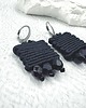 kolczyki soutache Niby czarne, proste, a jednak inne 1