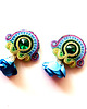 kolczyki soutache Sutaszowe kolczyki  GABES 1