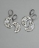 kolczyki wire wrapping Kolczyki księżyce kamień księżycowy wire wrapping 1