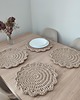 podkładki do kuchni Komplet szydełkowych podkładek ze sznurka 4szt. - 30cm 1