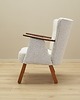 fotele Fotel kremowy, duński design, lata 70, produkcja: Dania 2