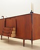 komody i szafki Sideboard tekowy, duński design, lata 70, produkcja: Dania 3