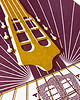 plakaty Plakat Gitara burgund 2