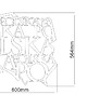 Ozdoby na ścianę Konturowa mapa 3D - POLSKA 9
