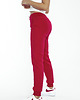 spodnie dresowe damskie Spodnie dresowe bawełniane czerwone Karminowe 3
