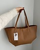 torby na ramię SHOPPER GINA M ciemny camel szewro GOLD 1