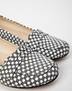 baleriny damskie SKÓRZANE BALERINKI ZAPATO 025 SZARE KWADRATY 4