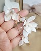 Biżuteria ślubna Bransoletka white z tiulem nude/gold z kolekcji Blossom Garden 2