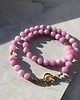 chokery Choker - wrzosowy jadeit 1