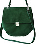 torby na ramię STÓJ KATARZYNO!!   zielony zamsz 5
