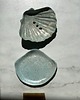 mydelniczki Ceramiczna Mydelniczka Handmade Muszelka Muszla z Odpływem Błękitna 2