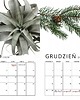kalendarze i plannery Kalendarz ścienny na Spirali Botaniczny A3 Premium 6