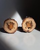 kolczyki drewniane Drewniane kolczyki - rysunki natury, abstrakcja 3