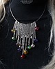 kolie Na kolorowo. Oryginalna kaskada w modnym stylu BOHO ciekawy prezent handmade 8