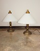 lampy stołowe Para lamp nocnych z lat 70. 7