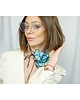 chokery Niebieski choker 3