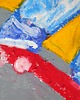 obrazy Deskorolkarz obraz pastela olejna A4 2