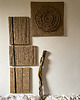 obrazy Obraz strukturalny Jute Road-zestaw 3 6
