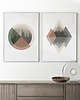 plakaty Zestaw 2 geometrycznych grafik na ścianę, skandynawski styl, nordic style. 5