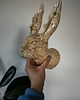 figurki i rzeźby Głowa królika straciatella 5