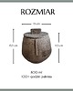 świeczniki i świece Ceramiczna świeca zapachowa - kawa - styl wabi sabi 5