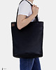torby na ramię Shopper XL torba czarna na zamek 4