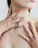 wisiory MINIMAL necklace / black silver 7