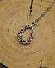 wisiory Wisiorek  łezka rubin wire wrapping 2