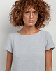 tuniki damskie Narzutka z lnem T405, grey melange 3