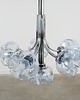 lampy wiszące Żyrandol, włoski design, szkło Murano, lata 70, produkcja: Włochy 2