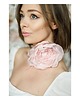 chokery Duży choker kwiat 1