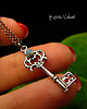 wisiory Naszyjnik Key - Topaz Sky Blue Srebro 3