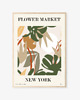 plakaty ZESTAW PLAKATÓW kwiaty FLOWER MARKET 4
