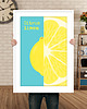plakaty Cytryna - plakat fine art, giclee 3