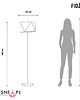 lampy do pokoju dziecka Minimalistyczna lampa podłogowa do pokoju dziecka FIDŻI KIDS 3