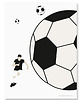 obrazy i plakaty do pokoju dziecięcego Plakat dla dzieci White Soccer Fun 1