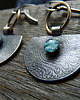 kolczyki z żywicy Kolczyki srebrne Mandala Earrings 1