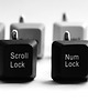 spinki do mankietów spinki *ScrollLock&NumLock* 1