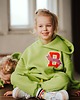 bluzy dla chłopców Dres oversize Lime 2