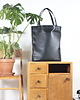 torby XXL Mega shopper torba czarna na zamek 8