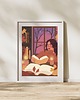 grafiki i ilustracje Plakat Cozy reading 2