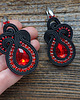 kolczyki soutache Kolczyki sutasz w stylu flamenco 3